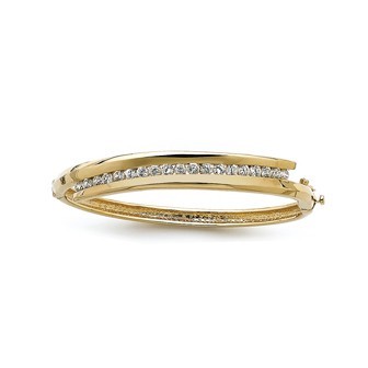 Jonc plaqué-or 750/000 3 microns oz