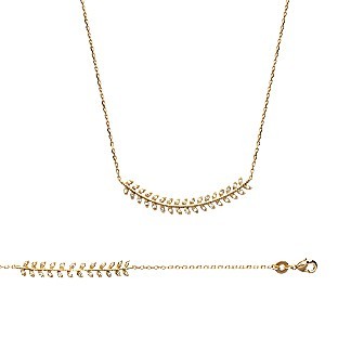 Bracelet femme plaqué-or 750/000 3 microns oz 97TY7618