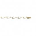 Bracelet plaqué-or 750/000 3 microns oz