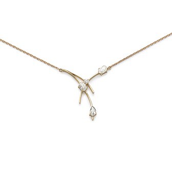 Collier plaqué-or 750/000 3 microns oz