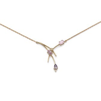 Collier plaqué-or 750/000 3 microns oz
