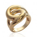 Bague plaqué-or 750/000 3 microns