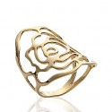 Bague plaqué-or 750/000 3 microns