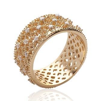 Bague plaqué-or 750/000 5 microns oz CBJAGBA