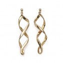 Boucles d'oreilles plaqué or 750/000 3 microns