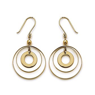 Boucles d'oreilles plaqué or 750/000 3 microns GHJ1000