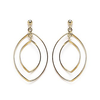 Boucles d'oreilles plaqué or 750/00 3 microns GHJ1700