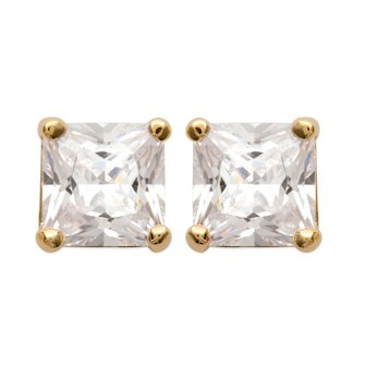 Boucles d'oreilles plaqué or 750 3 microns oz GHJ14106