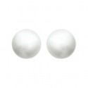 Boucles d'oreilles plaqué or 750/000 3 microns imitation perles