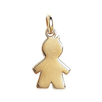 Pendentif plaqué-or 750/000 3 microns