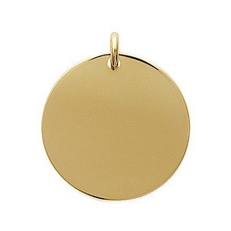 Pendentif plaqué-or 750/000 3 microns