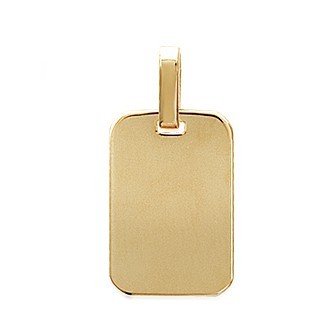 Pendentif plaqué-or 750/000 3 microns