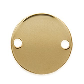 Pendentif plaqué-or 750/000 3 microns