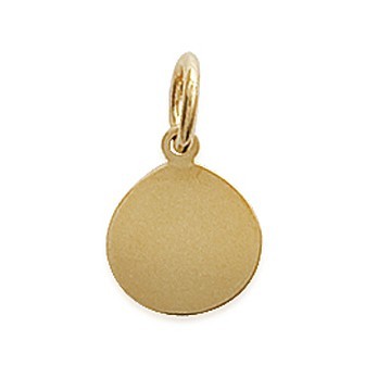 Pendentif plaqué-or 750/000 3 microns