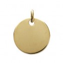 Pendentif plaqué-or 750/000 3 microns