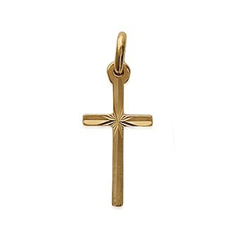 Pendentif plaqué-or 750/000 3 microns culte