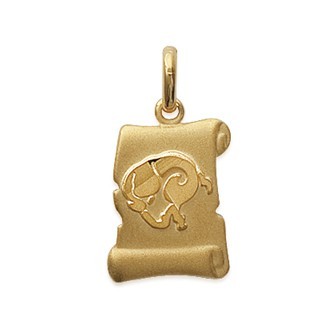 Pendentif plaqué-or 750/000 3 microns bélier 248POI03