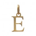 Pendentif plaqué-or 750/000 3 microns alphabet