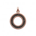 Pendentif plaqué-or rose 750/000 3 microns oz