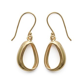 Boucles d'oreilles plaqué or 750/000 3 microns