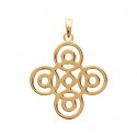 Pendentif plaqué-or 750/000 3 microns