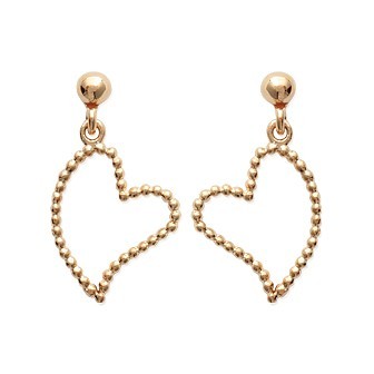Boucles d'oreilles plaqué or 750/000 3 microns 