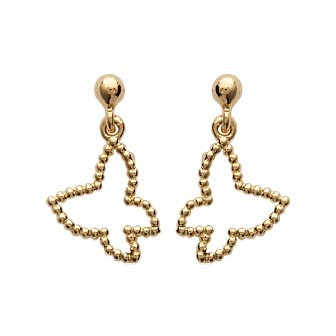 Boucles d'oreilles plaqué or 750/000 3 microns