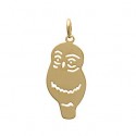Pendentif plaqué-or 750/000 3 microns