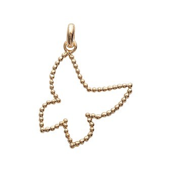 Pendentif plaqué-or 750/000 3 microns