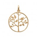 Pendentif plaqué-or 750/000 3 microns