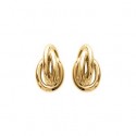 Boucles d'oreilles plaqué or 750/000