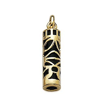 Pendentif plaqué-or 750/000 3 microns imitation onyx