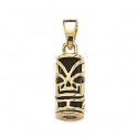 Pendentif plaqué-or 750/000 3 microns imitation onyx