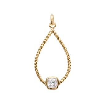 Pendentif plaqué-or 750/000 3 microns oz 27POI10