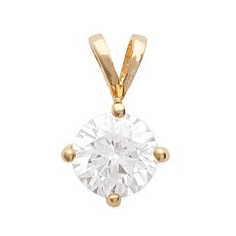 Pendentif plaqué-or 750/000 3 microns oz 2BHU1