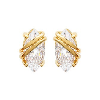 Boucles d'oreilles plaqué or 750/000 3 microns oz