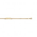 Bracelet plaqué-or 750/000 3 microns