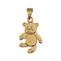 Pendentif plaqué-or 750/000 3 microns