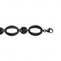 Bracelet acier 316 L ruthénium