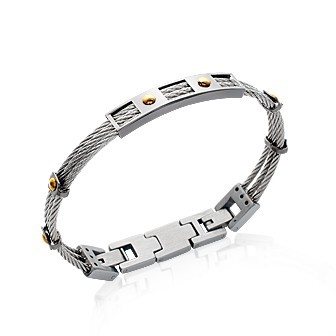 Bracelet acier 316 L carbone