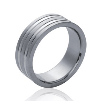 Bague alliance homme acier 316 L
