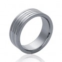 Bague alliance homme acier 316 L