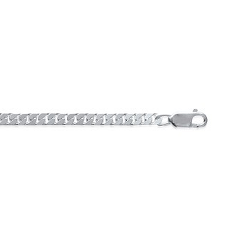 Bracelet argent 925/000 diamanté 4 faces 
