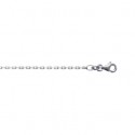 Chaîne argent 925/000 2 rangs réglable