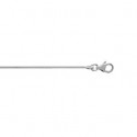 Chaîne argent 925/000 rhodiée 2 rangs réglable 