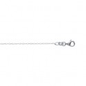 Chaîne argent 925/000 maille forçat bombée