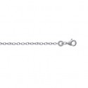 Bracelet argent 925/000 maille forçat diamanté 