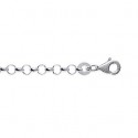 Bracelet argent 925/000 maille jaseron 