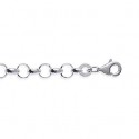 Bracelet argent 925/000 maille jaseron