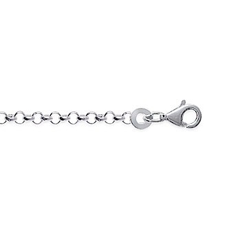Bracelet argent 925/000 maille jaseron allégée 